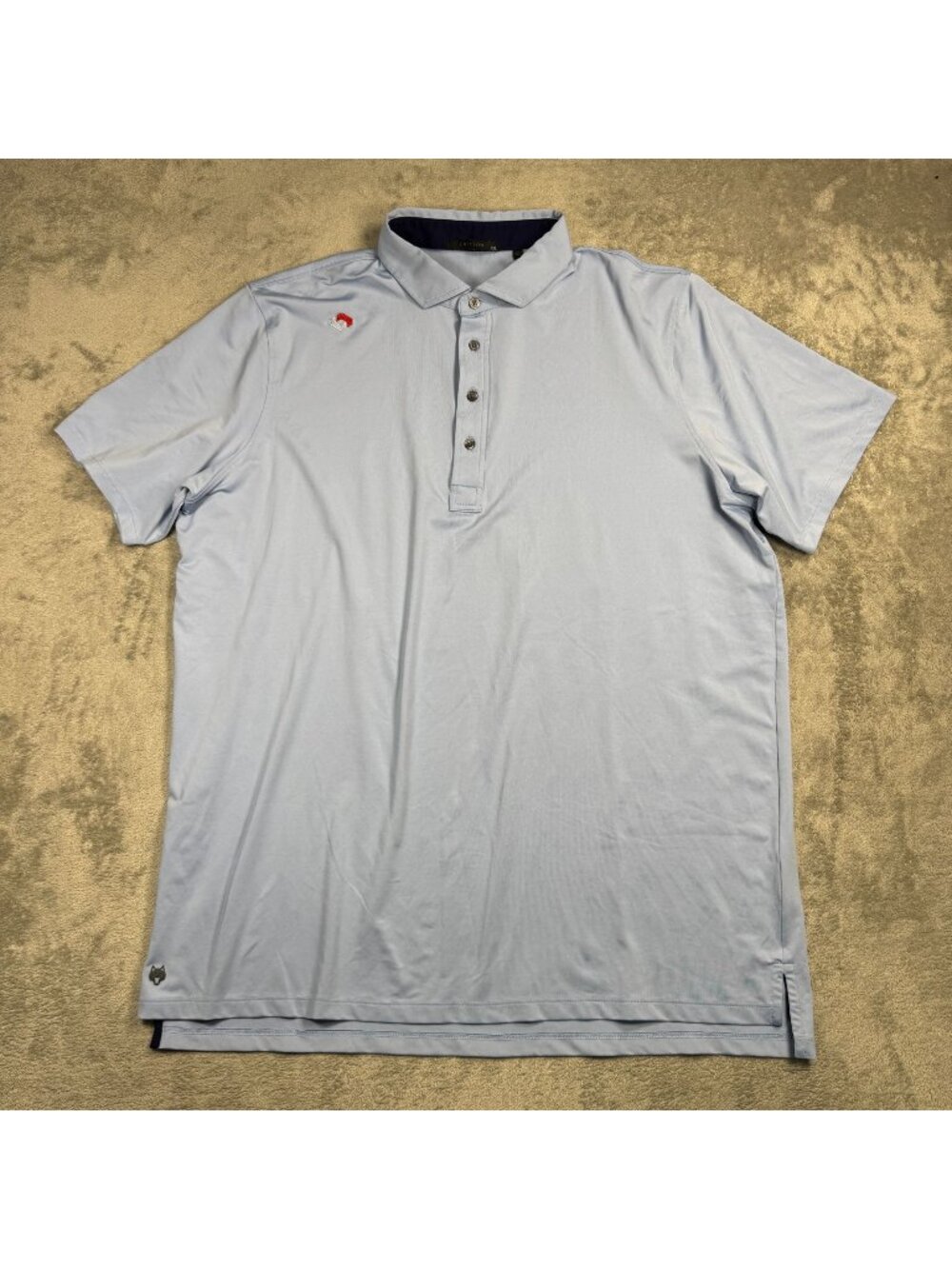 Greyson Light Blue Golf Polo Shirt Mens XXL Stretch Athletic Performance Top